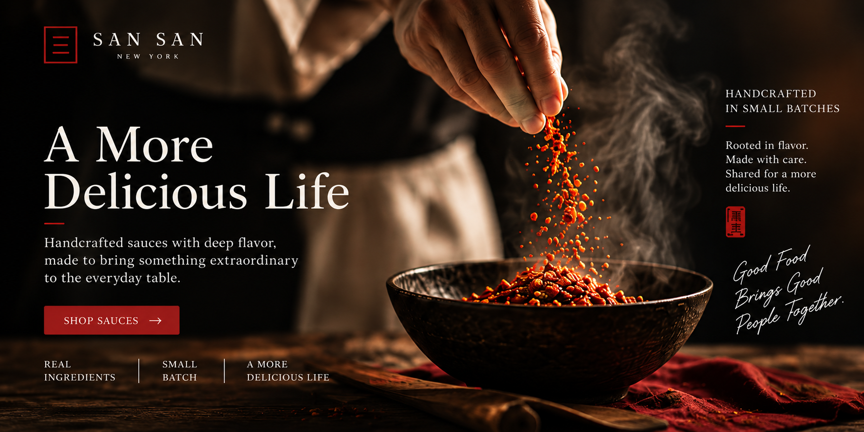 San San — A More Delicious Life